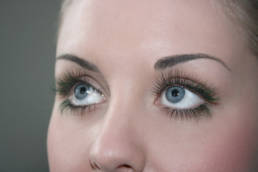 Girl with long Blink and Go Lashes