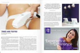 Zen Article on IPL hair Removal in Magazine
